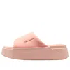 Nike Calm Elevation Platform Slide Sandal In Pink