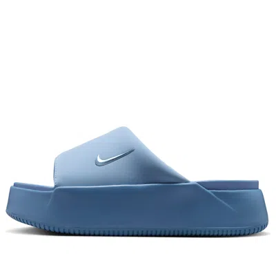 Nike (wmns)  Calm Elevation Slides 'work Blue' In Multi