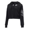 Nike (wmns)  Casual Sports Short Knit Hooded Jacket Black