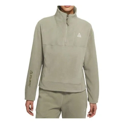 Nike (wmns)  Casual Zipper Stand Collar Sports Hoodie Jacket Green