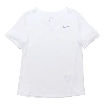 Nike (wmns)  City Sleek Dri-fit Quick Dry Running Short Sleeve 'white'