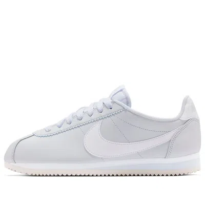 Nike (wmns)  Classic Cortez Leather 'football Grey' In Blue