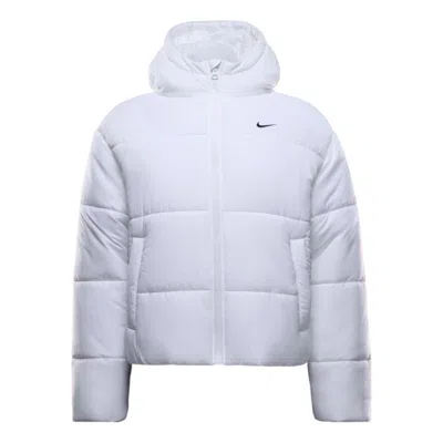 Nike (wmns)  Classic Puffer Therma-fit Loose Hooded Jacket 'white Black'