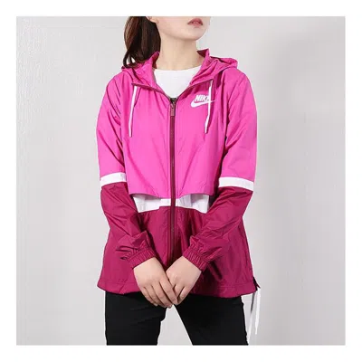 Nike (wmns)  Colorblock Hooded Track Jacket Purple Red Violet