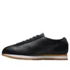 Nike Cortez Leather Sneaker In Black