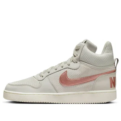 Nike (wmns)  Court Borough Mid Premium 'light Bone Metallic Red Bronze'