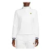 Nike (wmns)  Court Dri-fit Heritage French Terry Tennis Top Asia Sizing 'white'