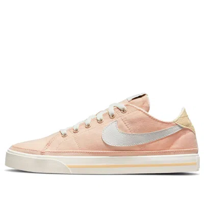 Nike (wmns)  Court Legacy Canvas 'arctic Orange Sail' In Pink