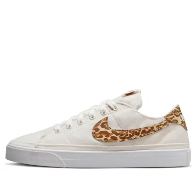Nike (wmns)  Court Legacy Canvas 'leopard' In White