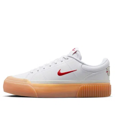 Nike (wmns)  Court Legacy Lift 'white Gum University Red'
