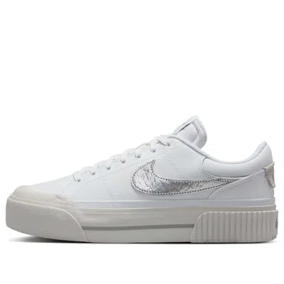 Nike (wmns)  Court Legacy Lift 'white Metallic Silver'