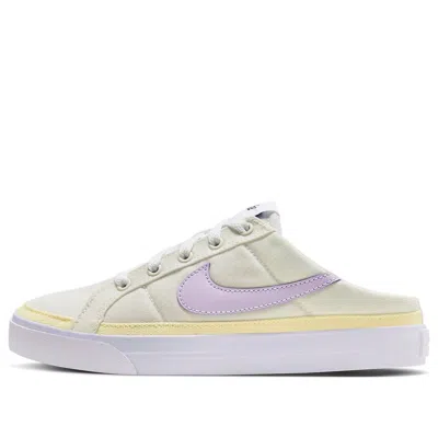 Nike (wmns)  Court Legacy Mule 'light Yellow Purple'