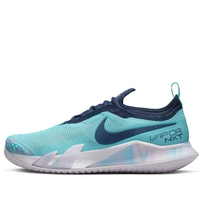 Nike (wmns)  Court React Vapor Nxt 'glacier Ice Midnight Navy' In Blue