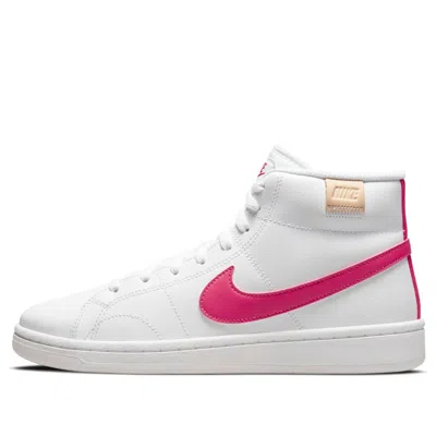 Nike (wmns)  Court Royale 2 Mid 'white Rush Pink' In Black