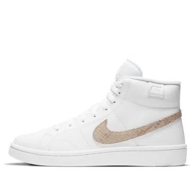Nike (wmns)  Court Royale 2 Mid 'white Snakeskin Swoosh' In Multi