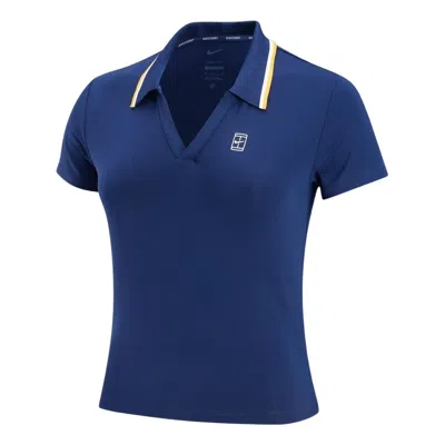 Nike (wmns)  Court Slam Dri-fit Tennis Polo 'binary Blue'