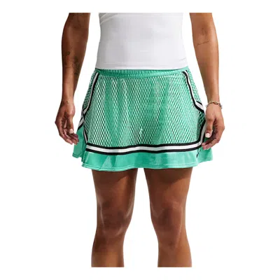 Nike (wmns)  Court Slam High-waisted Skirt 'mint Black' In Green