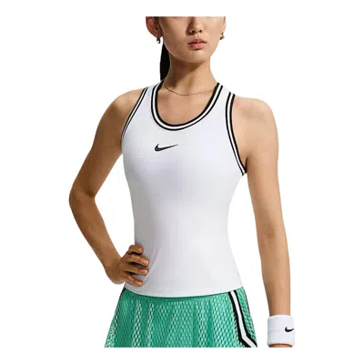 Nike (wmns)  Court Slam Tennis Tank Top Asia Sizing 'white Black'