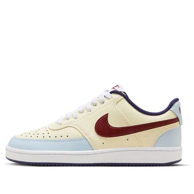 Nike (wmns)  Court Vision 1 Low 'beige Blue Burgundy'