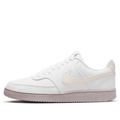Nike (wmns)  Court Vision Low Canvas Next Nature 'white Pink Oxford'