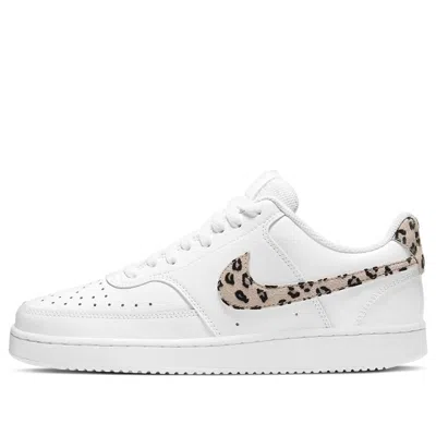 Nike (wmns)  Court Vision Low 'leopard Swoosh - White'