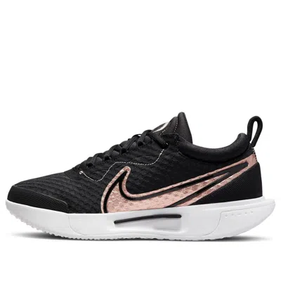 Nike (wmns)  Court Zoom Pro 'black Metallic Red Bronze' In Animal Print