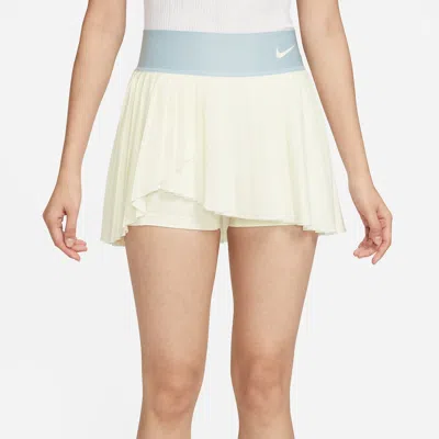 Nike (wmns)  Dri-fit Advantage Skirt 'white Teal' In Neutral