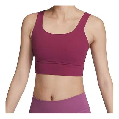 Nike (wmns)  Dri-fit Alate Ellipse Sports Bra Top 'pink' In Purple