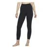 Nike (wmns)  Dri-fit Infinalon 7/8 Training Sports Quick Dry High Waist Gym Pants/trousers/joggers Bl In Black