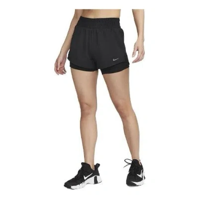 Nike (wmns)  Dri-fit One Mid Rise 2in1 Shorts Asia Sizing 'black'