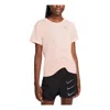 Nike (wmns)  Dri-fit Run Division T-shirts 'orange' In Pink