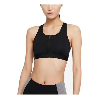 Nike (wmns)  Dri-fit Swoosh Zip-front Sports Bra 'black'