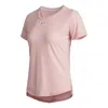 Nike (wmns)  Dri-fit Training Sports Quick-dry Round Collar T-shirt Pink In Multi