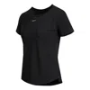 Nike (wmns)  Dri-fit Training Sports Quick Dry Round Neck Short Sleeve Black