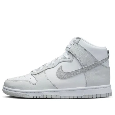 Nike (wmns)  Dunk High 'silver Glitter Swoosh' In Multi