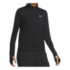 Nike (wmns)  Element Half Zipper Casual Sports Running Black Gym Clothes