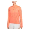 Nike (wmns)  Element Half Zipper Casual Sports Running Bright Orange Gym Clothes
