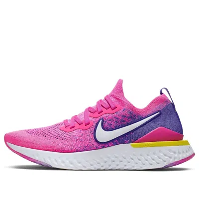 Nike (wmns)  Epic React Flyknit 2 'laser Fuchsia Pulse' In Multi