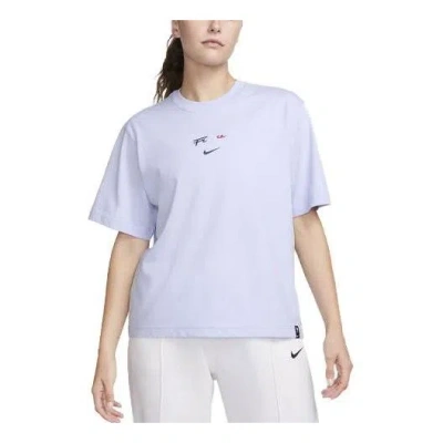 Nike (wmns)  Fff Logo T-shirt 'oxygen Purple'