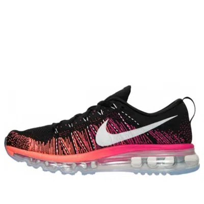 Nike (wmns)  Flyknit Max Black/white-pnk Foil-h