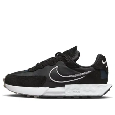 NIKE (WMNS) NIKE FONTANKA WAFFLE 'BLACK WHITE'