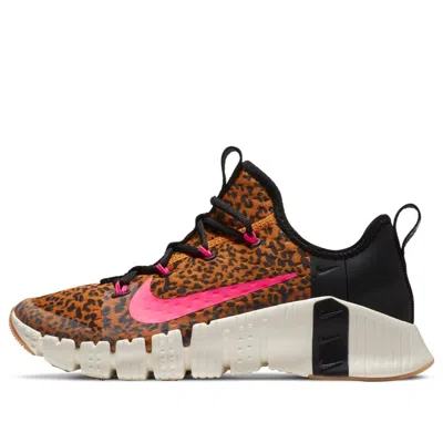Nike (wmns)  Free Metcon 3 'leopard Print' In Brown