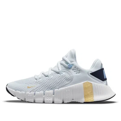 Nike (wmns)  Free Metcon 4 'pure Platinum Metallic Gold Coin' In Gray