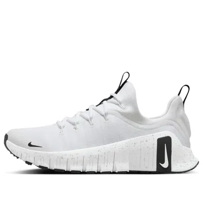 NIKE (WMNS) NIKE FREE METCON 6 'WHITE METALLIC SILVER SMOKE GREY BLACK'