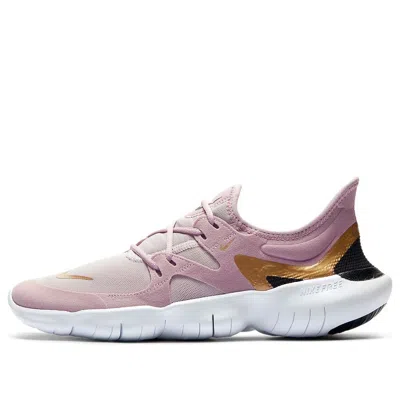 Nike (wmns)  Free Rn 5.0 'plum Chalk Metallic Gold' In Pink