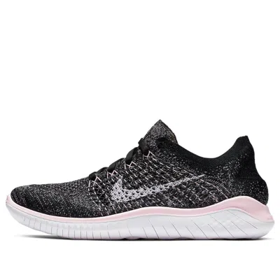 Nike (wmns)  Free Rn Flyknit 2018 'black Pink Foam'