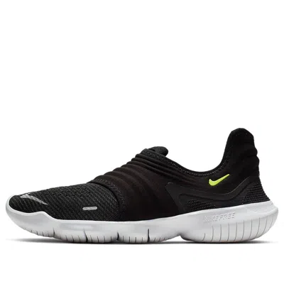 Nike (wmns)  Free Rn Flyknit 3.0 'black Volt'