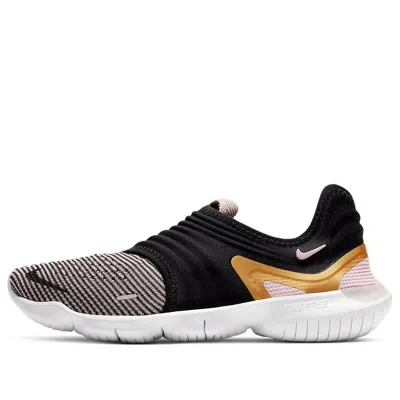 Nike (wmns)  Free Rn Flyknit 3.0 For Black/golden