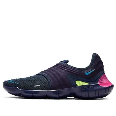 Nike (wmns)  Free Rn Flyknit 3.0 'midnight Navy' In Multi