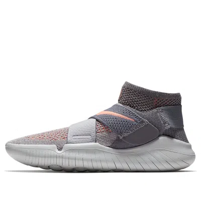 Nike (wmns)  Free Rn Motion Flyknit 2018 'grey Crimson' In Multi